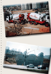 História, fase de construção da casa.