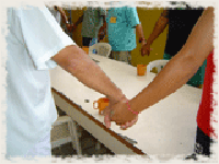 Instalações da casa no painel lateral.