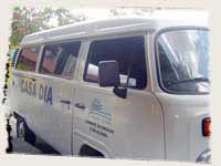Transporte, perua Kombi